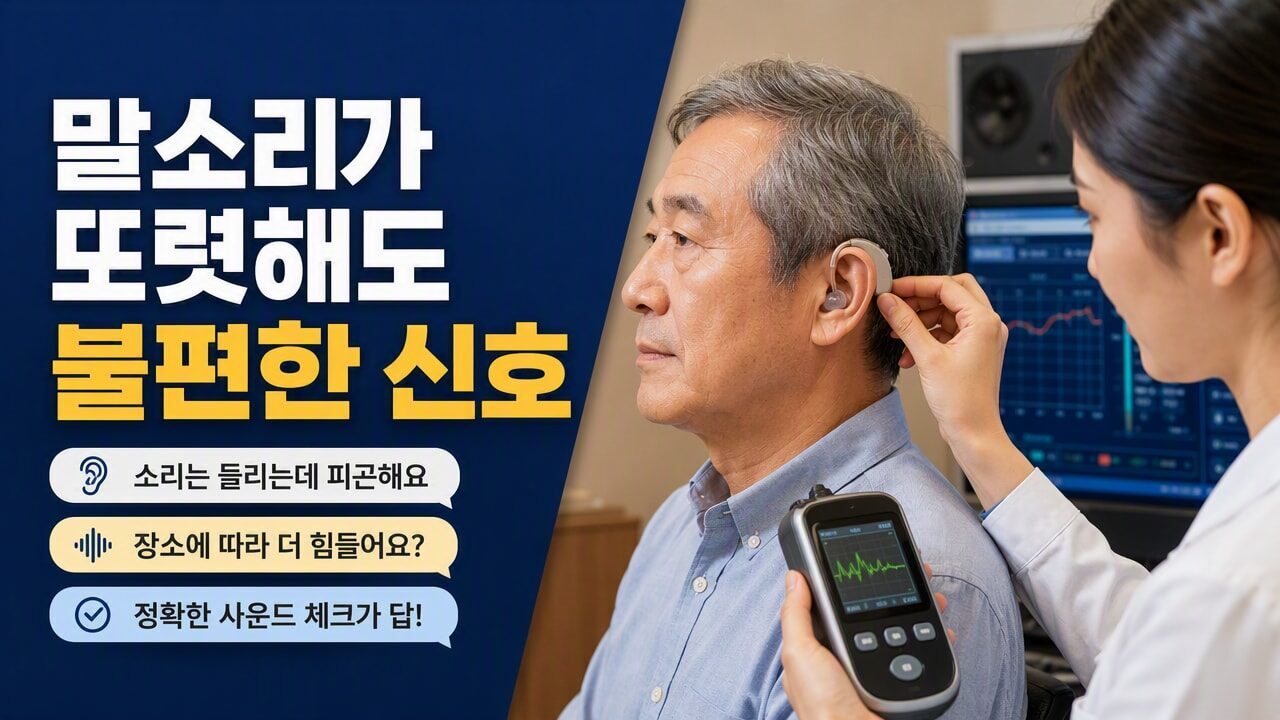 보청기 상담에서 ‘소리 만족도’가 달라지는 이유, 검사-피팅 후속관리 차이로 이해하기
