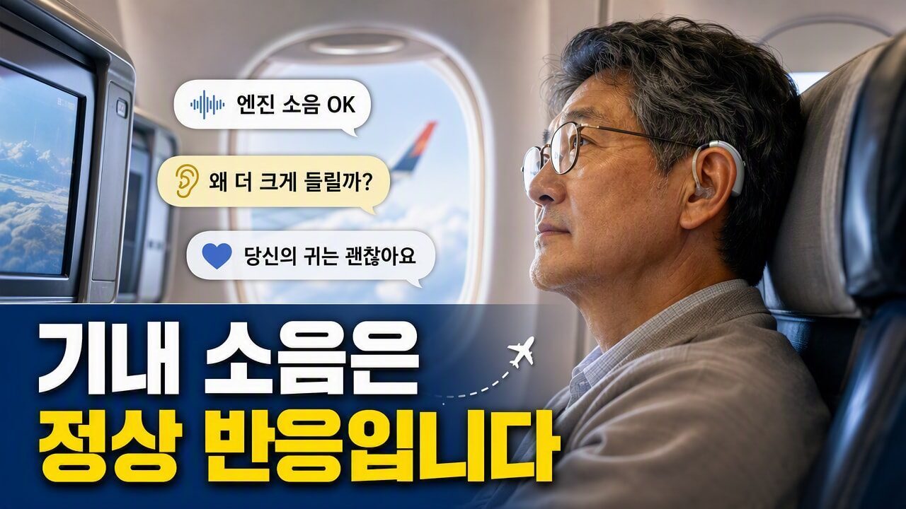 보청기 비행기 탈 때 소리가 달라지는 이유? 기내에서 착용 전 알아둘 점