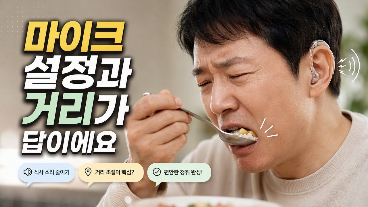 보청기 착용 후 젓가락·숟가락 같은 얇은 소리가 이상하게 들리는 이유, 말소리보다 먼저 생기는 변화