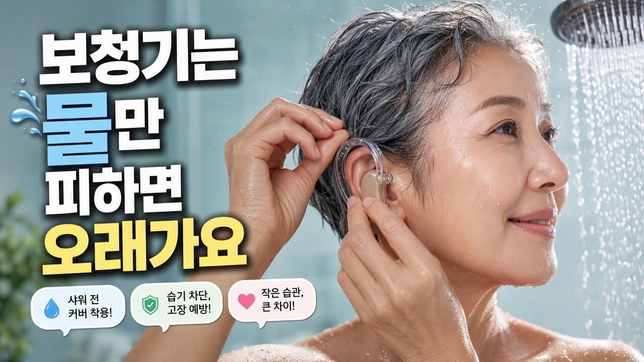 보청기 착용 중 샴푸·세안할 때 망가지는 패턴, 물 닿기 전 준비와 후속관리 방법