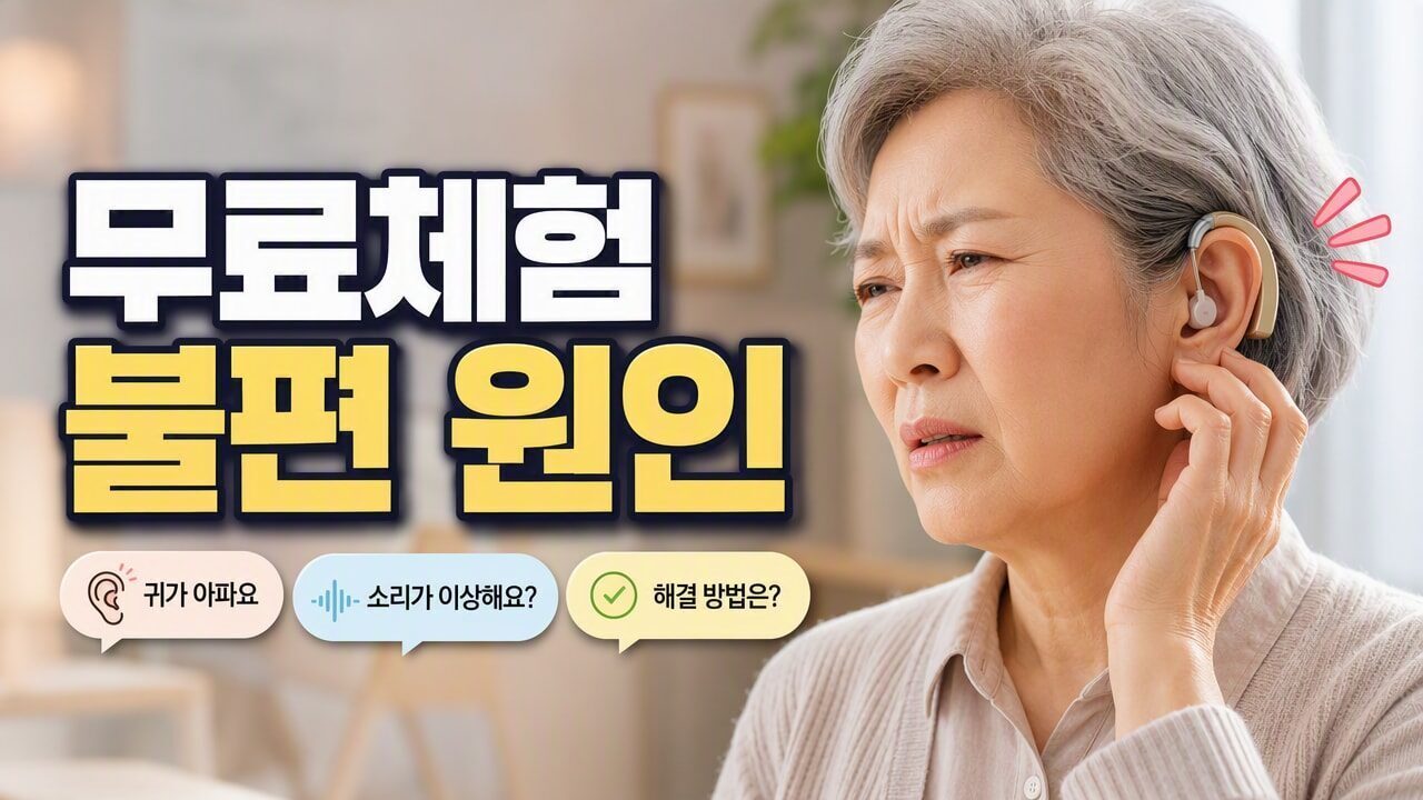 보청기 무료체험에서 ‘잘 들리는데 왜 불편할까’ 확인할 4가지, 사후관리 없이 끝내면 생기는 차이