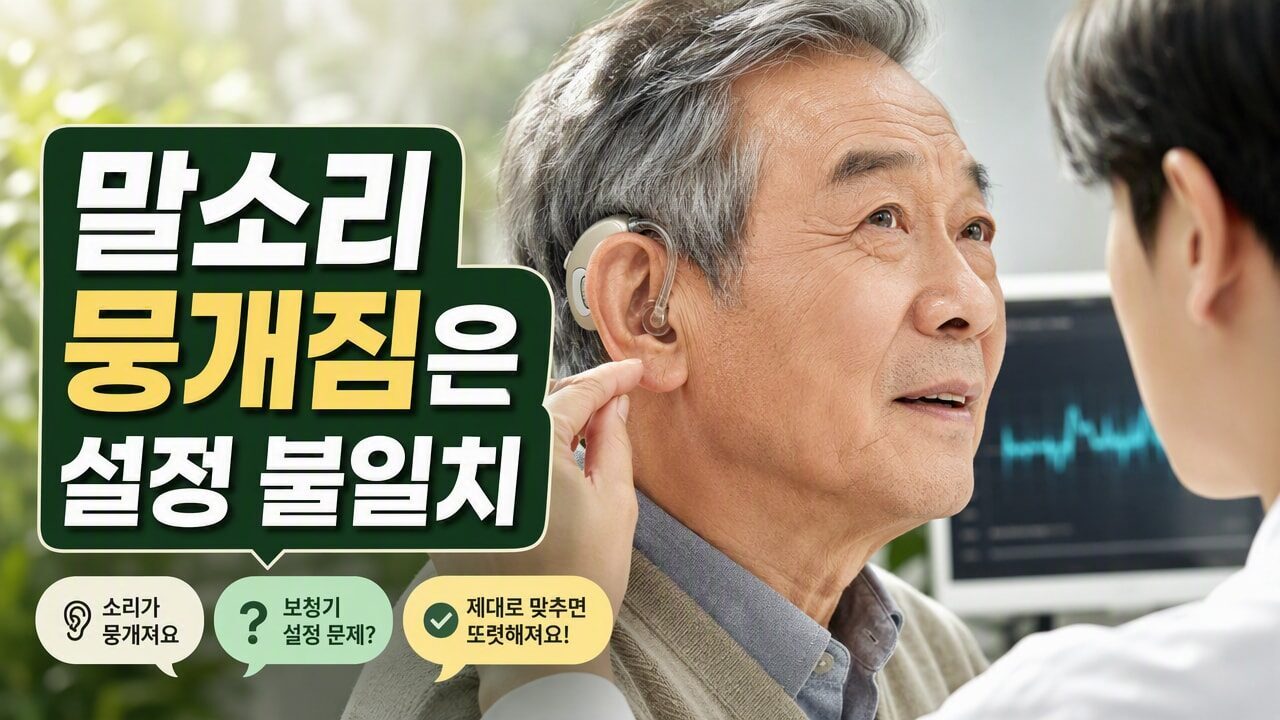 보청기 소리만 커지고 말이 뭉개질 때 의외의 점검 항목 5가지, 청력검사-피팅 결과 연결해서 보기